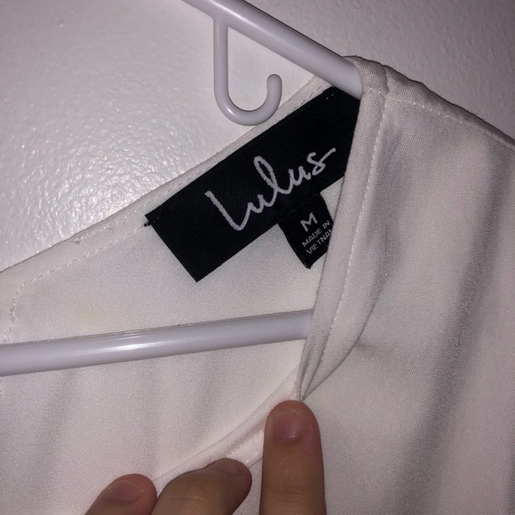 Lulu’s Chic of Perfection white shift dress - Picture 4 of 5